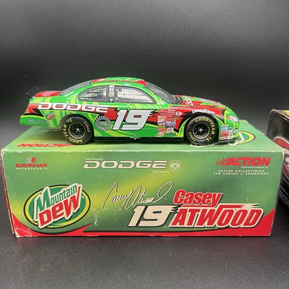 Lot Of 3 Vintage 1:24 Scale Action Racecars Marlin Atwood Labonte New W/ Box - Picture 3 of 7